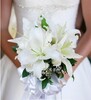 Букет невесты с лилий