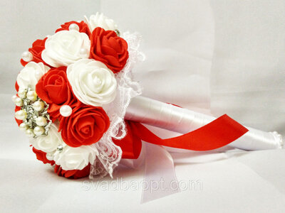 Букет невесты-дублер из искусственных цветов
